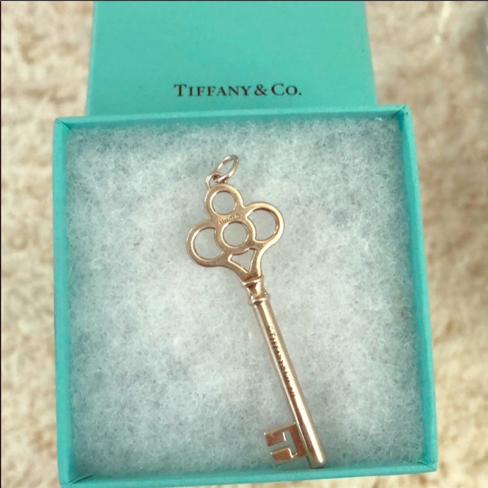 Tiffany & Co Key pendant.